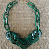 Fashionable Resin Oval Link Chain Necklaces FS-WG8E51D-01-1