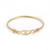 304 Stainless Steel Bangles BJEW-L664-010G-1