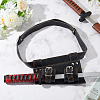 PU Leather Belt Sword Holder for Medieval Renaissance Cosplay Props AJEW-WH0248-585-7