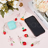 Resin & Acrylic Mobile Straps HJEW-BC00031-5