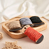 Cheriswelry 4 Boards 4 Colors Jute Cord OCOR-CW0001-05-5