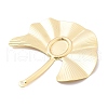 Brass Pendant Cabochon Settings KK-B134-07G-2