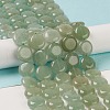 Natural Green Aventurine Beads Strands G-M403-C10-02-2