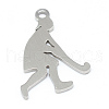 304 Stainless Steel Stamping Blank Tag Pendants X-STAS-T008-064-2