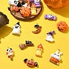 20Pcs 10 Styles Halloween Theme Opaque Resin Pendants RESI-YW0001-86-5