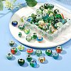 80Pcs 20 Style Acrylic & Glass & Resin & Resin & 304 Stainless Steel European Beads DIY-LS0004-09-6