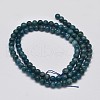 Round Natural Apatite Beads Strands G-K068-01-4mm-2