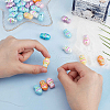 SUNNYCLUE 50Pcs Opaque Acrylic Beads OACR-SC0001-65-3