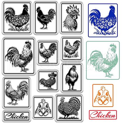 Plastic Stamps DIY-WH20018-0176-1