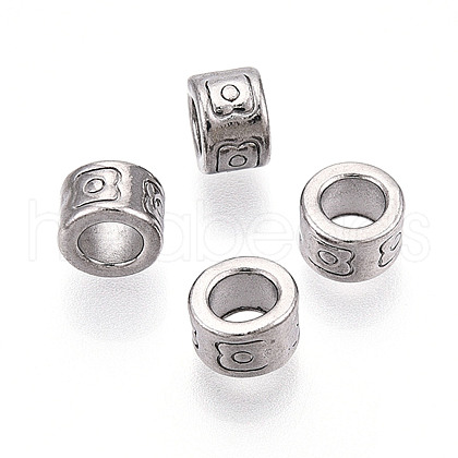 304 Stainless Steel Beads STAS-V009-09P-1