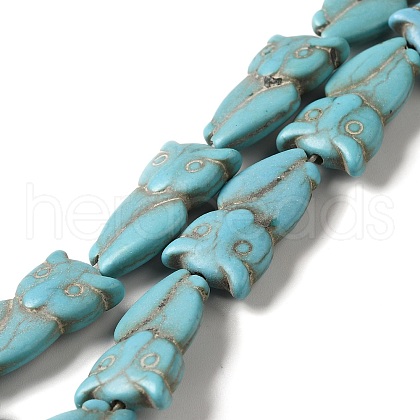 Synthetic Turquoise Beads Strands G-E594-04-1