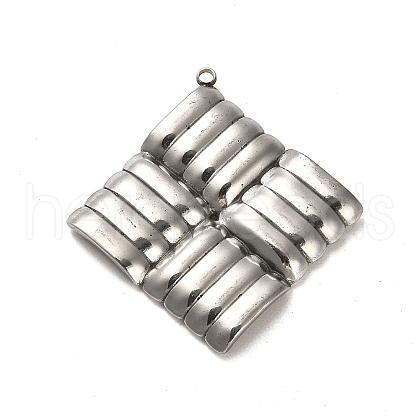 Non-Tarnish 304 Stainless Steel Pendants STAS-Q316-02P-1
