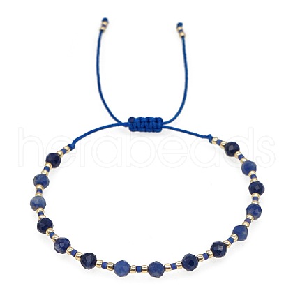 Natural Gemstone Bohemian Handmade Beaded Bracelet for Women FQ7094-1-1