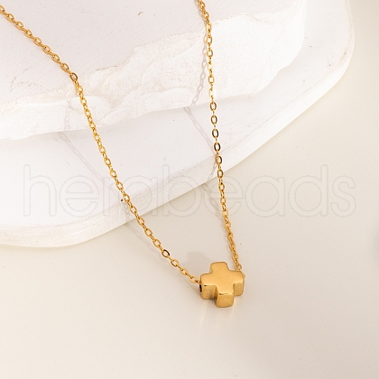 Minimalist Stainless Steel Pendant Necklaces for Fashion Women EL0733-2-1