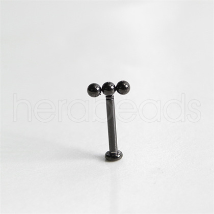 Stainless Steel Threadless Labrets Piercing Jewelry WGD2943-02-1