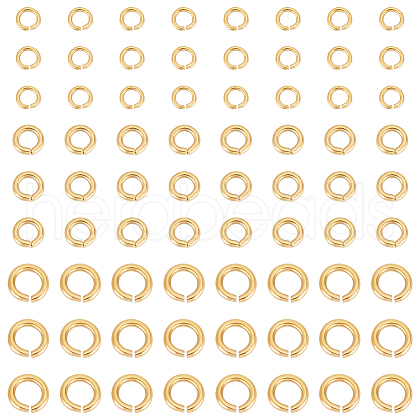 Unicraftale 120Pcs 3 Styles 304 Stainless Steel Open Jump Rings STAS-UN0060-82-1