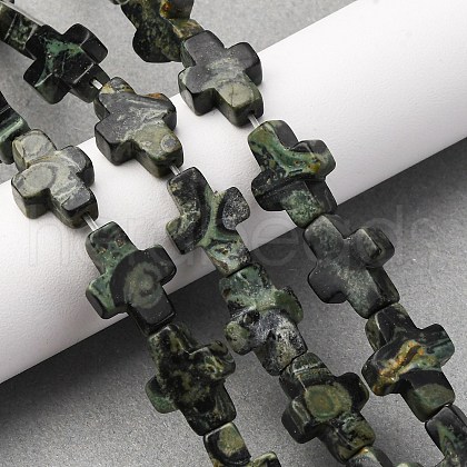 Natural Kambaba Jasper Beads Strands G-I369-A28-02-1