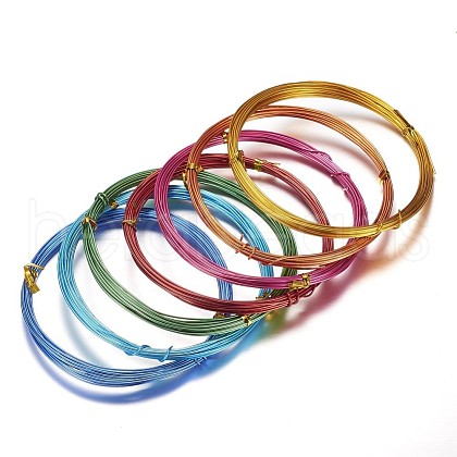 Round Aluminum Craft Wire AW-D009-0.8mm-10m-M-1