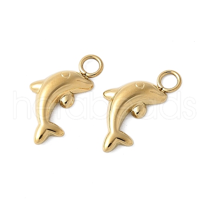 304 Stainless Steel Charms STAS-G353-03G-01-1