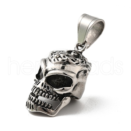 304 Stainless Steel Pendants STAS-M321-11AS-1