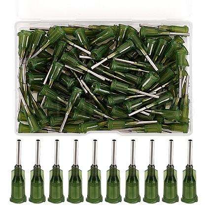 120Pcs Plastic Fluid Precision Blunt Needle Dispense Tips TOOL-FG0001-35-1