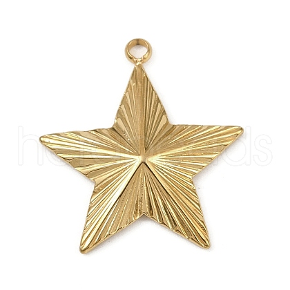 304 Stainless Steel Pendants STAS-B092-08C-G-1