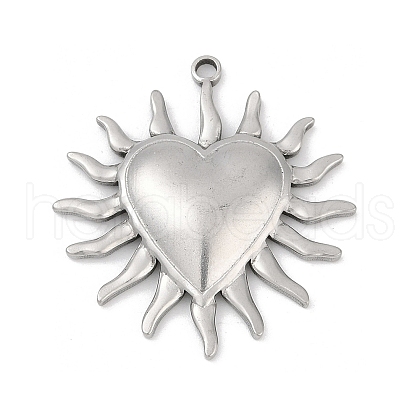 304 Stainless Steel Pendants STAS-D366-01J-P-1