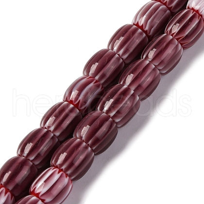 Handmade Lampwork Beads Strands LAMP-K041-01B-02-1