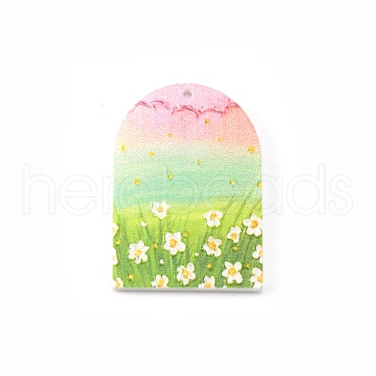 Printed Acrylic Pendants ACRP-CJC0001-06-1