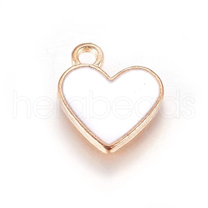 Alloy Enamel Charms PALLOY-F248-061LG-02-1