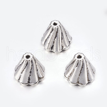 Tibetan Style Bead Caps EA10181Y-1