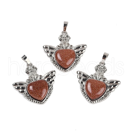 Synthetic Goldstone Pendants G-I366-01P-20-1
