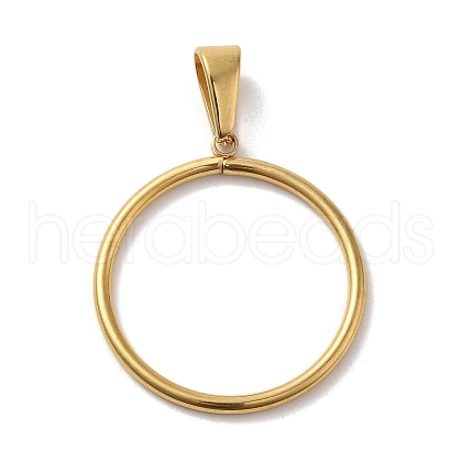 PVD Vacuum Plating 304 Stainless Steel Pendants STAS-B053-09G-1