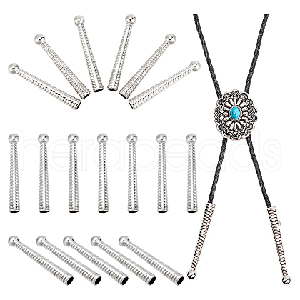  20Pcs Alloy Cord Ends FIND-NB0005-35P-1