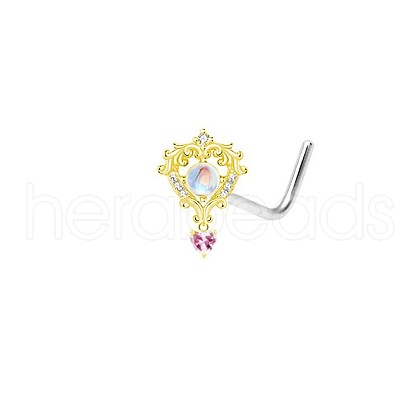 Brass Rhinestone Nipple Rings WG50E44-24-1