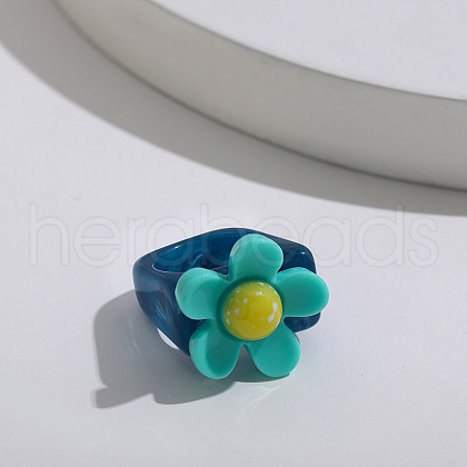 Resin Cuff Rings for Women FS-WG9F4B1-02-1