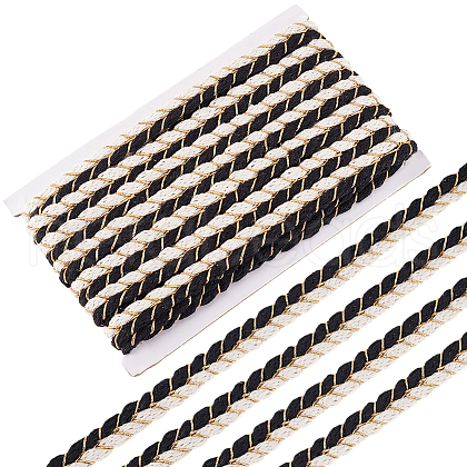 Two Tone Polycotton Braided Rioon OCOR-WH0097-56A-1