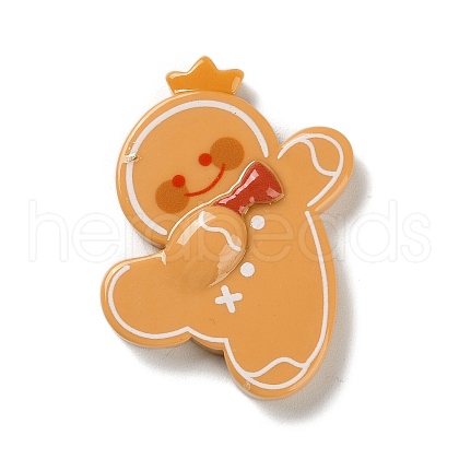 Christmas Theme Opaque Resin Cabochons RESI-F053-A07-1