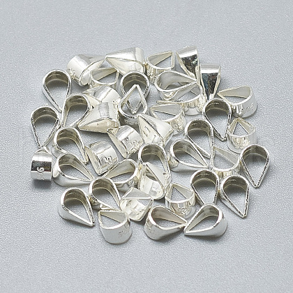 925 Sterling Silver Snap on Bails STER-T002-216S-1