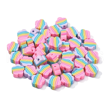 Handmade Polymer Clay Beads CLAY-CJC0013-02-1