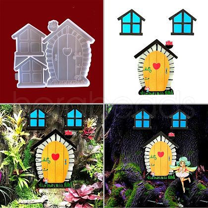 DIY The Door Of The Elves  Decoration Silicone Molds DIY-C031-01-1