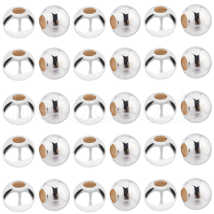 SUNNYCLUE 925 Sterling Silver Beads STER-SC0001-26A-1