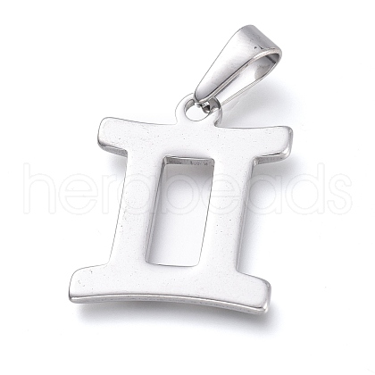 Tarnish Resistant 304 Stainless Steel Pendants X1-STAS-L210-06K-P-1