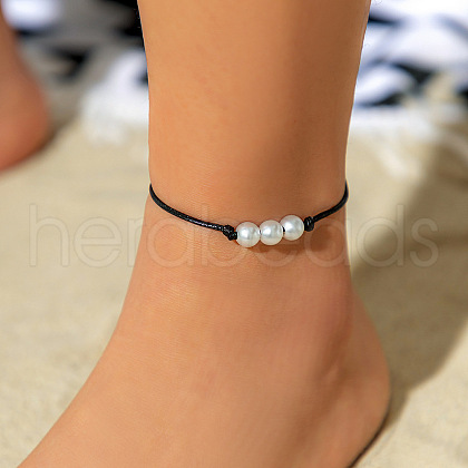 Synthetic Turquoise Anklets WGE08CC-01-1