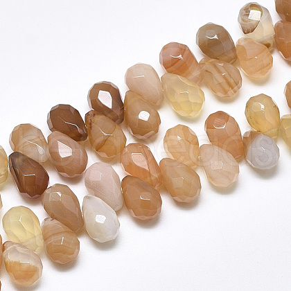 Natural Red Agate Beads Strands G-S357-C02-09-1