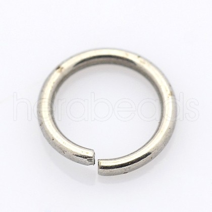 Non-Tarnish 304 Stainless Steel Open Jump Rings STAS-E067-04-8mm-1