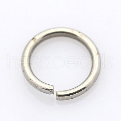 304 Stainless Steel Open Jump Rings STAS-E067-04-8mm-1