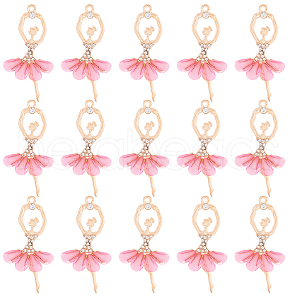 SUNNYCLUE 20Pcs Transparent Resin Big Pendants RESI-SC0002-58-1