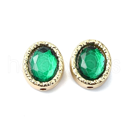 Rack Plating Alloy Beads PALLOY-Z004-02G-02-1