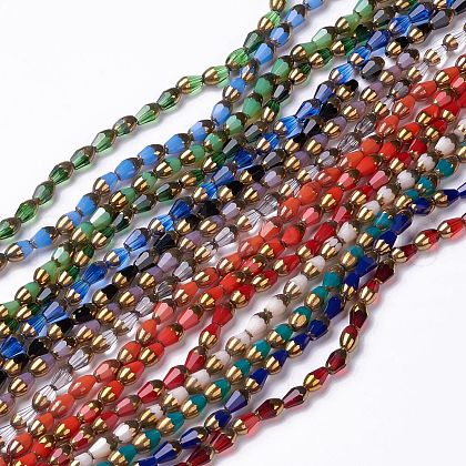 Glass Beads Strands GLAA-H022-08-1